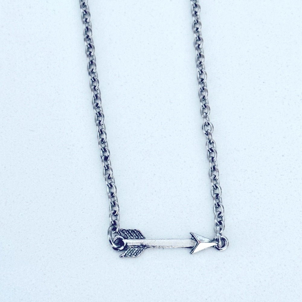 Lot of 3 Silver Tone & Rhinestone CZ Pendant Necklaces - Picture 3 of 5